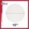 12 Inch Diameter Round 12 Ounce Primed Gesso Professional Quality Acid-Free Stretched Canvas (Pack of 6)
